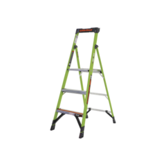 Little Giant Ladder Systems Escalera de Aluminio + Fibra de Vidrio de 1.5m con Soporte para Herramienta. !La Más Liviana del Mundo! (SKU 15365-001). MOD: MIGHTYLITE-5-IA