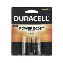 SYSCOM PARTS Batería Alcalina AAA / DURACELL / No Recargable MN2400B4 - comprar en línea