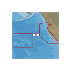C-MAP NA-D024 - Costa oeste de EE.UU y Hawai - 4D - AMER - Wide MOD: M-NA-D024-MS