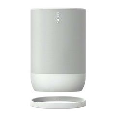 MOVE WHITE SONOS Altavoz portátil inteligente con WI-FI y Bluetooth color blanco - Potente y compacto, Ideal para exteriores y uso profesional - La Mejor Opcion by Creative Planet