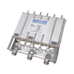 SINCLAIR Duplexer Móvil, 806-960 MHz, 6 Cavidades, 24 MHz Separación, 50 Watt, BNC Hembra. MOD: MR456B-1-2