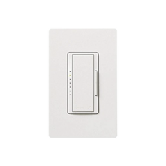 LUTRON ELECTRONICS Dimmer para iluminación CFL/LED o Incandescente/Halogeno 600 Watt Max, blanco MOD: MRF2-6CL-WH