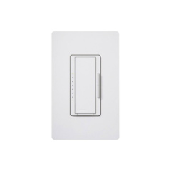 LUTRON ELECTRONICS Atenuador inalámbrico con señal ClearConnect, iluminación 150W CFL/LED, 600W incandescente halógeno, 600 VA MLV, 120 V, no requiere neutro MOD: MRF2S6CLWH