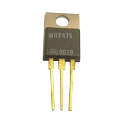 SYSCOM Transistor NPN de Potencia RF, Silicio de 30 MHz, 13.6 Vcc, 4.0 Amp. 10 Watt, TO-220AB. MOD: MRF475
