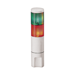 FEDERAL SIGNAL INDUSTRIAL Indicador de estado LED MicroStat, 2 niveles, UL y cUL, 120Vca, verde, rojo MOD: MSL2120GR