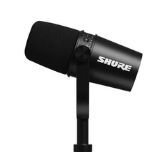 Shure MV7-K-BNDL Micrófono de mesa para podcast y home office - Con tripie incluido - Calidad profesional