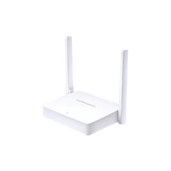 Mercusys Router Inalámbrico WISP N 2.4 GHz de 300 Mbps 1 puerto WAN 10/100 Mbps 2 puertos LAN 10/100 Mbps versión con 2 antenas de 5 dBi MOD: MW301R