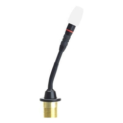 Shure MX405R/N Cuello de Ganso 5" sin cápsula con Anillo Luminoso - Modelo MX405R/N - Ideal para Conferencias y Presentaciones - Flexible y Ajustable