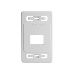 SIEMON Placa de pared modular MAX, de 2 salidas, color blanco, version bulk (Sin Empaque Individual) MOD: MX-FP-S-02-02B