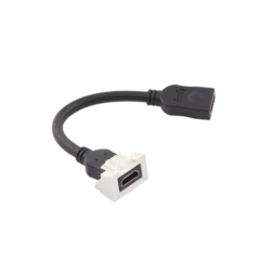 SIEMON Adaptador HDMI con Pigtail Hembra-Hembra, Para vídeo 720, 1080p, 4K UHD Compatible con Faceplates MAX Siemon de 2 salidas, Color Blanco MOD: MX-HD2.0-02 - buy online
