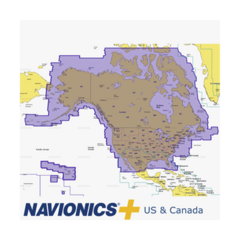 NAVIONICS Mapa NAV+NI de Navionics, cobertura todo EE.UU y Canadá MOD: MSD/NAVNI