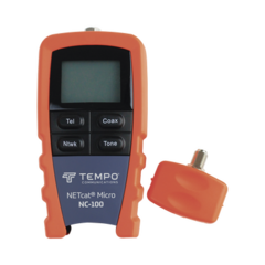 TEMPO Probador de Cable de Red para UTP, STP y Cable Coaxial MOD: NC-100
