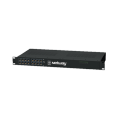 ALTRONIX Midspan de 8 puertos, montaje en rack de 19". Ofrece alimentación PoE a los dispositivos alcanzando distancias de hasta 600m. MOD: NETWAY8