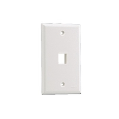 PANDUIT Placa de Pared Vertical, Salida Para 1 Puerto Keystone, Color Marfil MOD: NK1FNEI