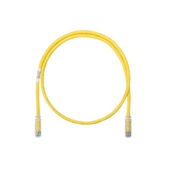 PANDUIT Cable de parcheo UTP Categoría 6, con plug modular en cada extremo - 3 m - Amarillo MOD: NK6PC10YLY