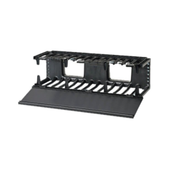 PANDUIT Organizador de Cables Horizontal NetManager, Sencillo (Solo Frontal), Para Rack de 19in, 3UR MOD: NMF3