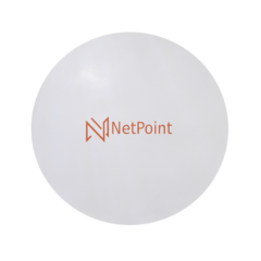 NetPoint Antena de parabola profunda, blindada, con supresión al ruido de 2 ft, 4.9-6.4 GHz, Ganancia 30 dBi con SLANT de 45 ° y 90 °, ideal para hasta 30 km, Conectores N-hembra, montaje con alineación milimétrica. MOD: NPX1GEN3