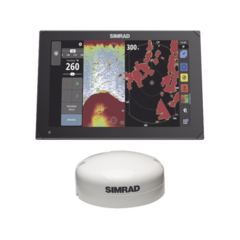 SIMRAD Kit de pantalla multifuncional NXS 3012 con antena de GPS externa y kit de instalación por NMEA 2000. MOD: NSX-12GPS-KIT