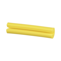 PANDUIT Manguito Porta Etiquetas de Identificación, Para Fibra Simplex de 2 mm, 1 in de Largo, Color Amarillo, Paquete de 100pz MOD: NWSLC-2Y