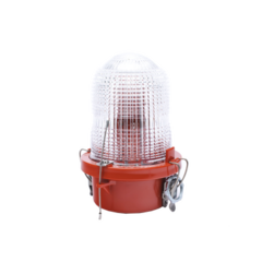 TWR Lámpara de Obstrucción Roja/ Luz Fija Tipo L-810, LED de baja intensidad/ 120 - 240 Vca/ Luz Infraroja MOD: OL1-VLED2-IR
