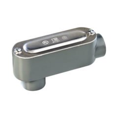 RAWELT Caja Condulet tipo LB de 1" (25.4 mm) Incluye tapa y tornillos. MOD: OLB-0093C