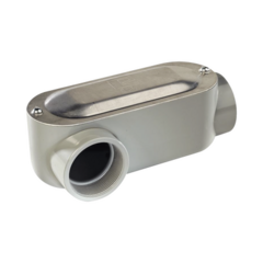 RAWELT Caja oval roscada tipo LR de 1 1/2" (38.1 mm) Incluye tapa y tornillos. MOD: OLR-0080C