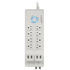 PANAMAX P360-8 Protector Descargas Eléctricas con 4 Puertos USB - Carga Rápida y Segura, Ideal para Hogar y Oficina - buy online