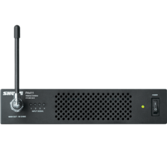 Shure PA411 Distribuidor de antenas - Modelo PA411 - Amplifica señal de micrófonos inalámbricos - Compatible con Shure