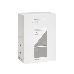 LUTRON ELECTRONICS (Caseta Wireless) Enchufe inteligente, seleccione 1 de las 3 funciones, atenuador, apagador ó repetidor señal inalámbrica. 100W LED / 300W INC/HAL PD-3PCL-WH