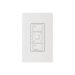 LUTRON ELECTRONICS (Caseta Wireless) Control de velocidad inalámbrico para ventilador de techo, un solo polo. PDFSQNWH