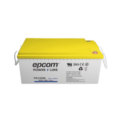 EPCOM POWERLINE Batería de GEL PURO OPzV / 12 V @ 200 Ah / Ciclo profundo / Uso en Aplicaciones Fotovoltaicas y de Respald PG12200