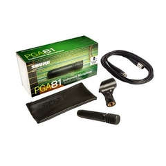 Shure PGA81-XLR Micrófono condensador para intrumento - Calidad de sonido profesional y alta sensibilidad - Ideal para instrumentos musicales - tienda en línea