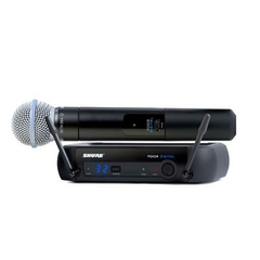 Shure PGXD24/BETA58-X8 - Sistema Inalámbrico Digital con Micrófono para Voz BETA58 - Potente y de Alta Calidad, Ideal para Presentaciones en Vivo on internet
