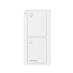 LUTRON ELECTRONICS Control remoto PICO 2 botones encender, apagar, complemente con un switch on/off, Caseta, RA2, RadioRa2 MOD: PJ22BGWHL01