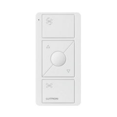 LUTRON ELECTRONICS Control PICO inalambrico para abanico de techo. MOD: PJ23BRLGWHF01