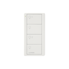 LUTRON ELECTRONICS Control PICO 4 botones, 2 grupos, complemente con un atenuador o switch on/off MOD: PJ24BGWHL21