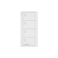 LUTRON ELECTRONICS Control inalambrico Pico, 4 botones, ideal para generar 3 escenas y un apagado MOD: PJ2-4B-WH-L31P