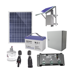EPCOM POWERLINE Kit Solar de 12 Vcc para alimentar energizador de cerca electrificada PL12K