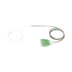 FIBERHOME Splitter (Divisor Óptico) tipo PLC, de 1x4, conectores SC/APC de salida MOD: PLC-104-SCAPC