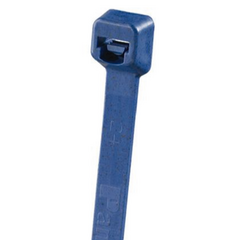 PANDUIT Cincho Pan-Ty® 203mm largo x 3.4mm ancho, Intermedio de Polipropileno y Metal Detectable, Color Azul Oscuro. 100 Piezas PLT2I-C186