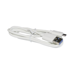 EPCOM POWERLINE Cable programador y cargador USB a Micro USB color blanco MOD: PLUSBW