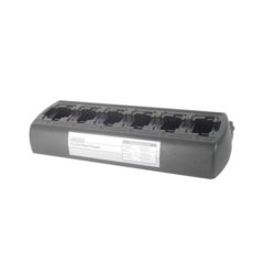 POWER PRODUCTS Multicargador rápido (6 Cavidades) de escritorio para radio Motorola EP350 para batería PMNN4080R MOD: PP-6C-EP350