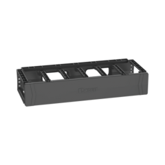 PANDUIT Organizador de Cables Horizontal PatchRunner™, Sencillo (Solo Frontal), Para Rack de 19in, 2UR MOD: PR2HF2