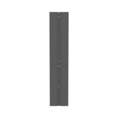 PANDUIT Tapa Final de Fila, Para Organizador Vertical PR2V PatchRunner™ 2, de 45 UR, Color Negro PR2VEP