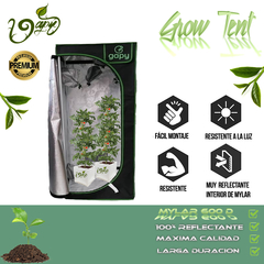 GAPY Tienda Indoor Hidropónica Calidad Premium, Armario de Cultivo para Interior, Grow Tent 80*80*180 cms Mylar 600 D de Alta Densidad. Fácil de Instalar, máxima Calidad y Durabilidad - comprar en línea