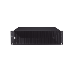 Hanwha Techwin Wisenet NVR de 64 canales / Hasta 32 MP / H.265 & Wisestream / Procesamiento 400 Mbps / 3 Puertos de Red / Raid 5-6 / 16 bahias para disco duro (no incluidos) PRN-6400DB4