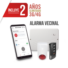 M2M SERVICES KIT ALARMA VECINAL Con Funcion Programación 100% vía WEB PRO4GEN2-VECINAL