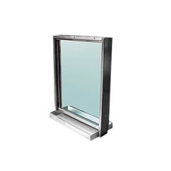 ACCESSPRO Ventana blindada Nivel V / Acero Inoxidable / 51mm / Charola pasa documentos / 90cm x 70cm. MOD: PROVTAPDN5L - buy online