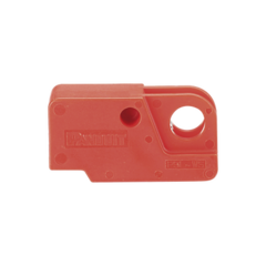 PANDUIT Dispositivo de Bloqueo Para Interruptores Eléctricos de Palanca, de 15.2 x 22.3 mm, Color Rojo MOD: PSL-WS