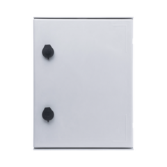 PRECISION Gabinete de Poliéster IP65 Uso en Intemperie (300 x 400 x 200 mm) con Placa Trasera Interior de Plástico (Incluye Chapa y Llave). MOD: PST-3040-20P